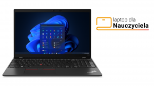 Laptop dla Nauczyciela Lenovo ThinkPad L15 G4 21H3002VPB i5-1335U 15,6" FHD 16GB 512SSD Int W11Pro