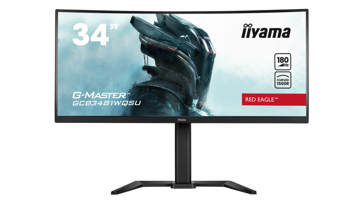 Monitor iiyama G-Master GCB3481WQSU-B1 34" UWQHD VA Curved 0,3ms 180Hz 5