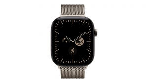 Smartwatch Apple Watch Series 12 GPS + Cellular, koperta 46 mm z tytanu w kolorze naturalnym, bransoleta mediolańska w kolorze naturalnym - rozmiar S/M - MJGP4MP/A