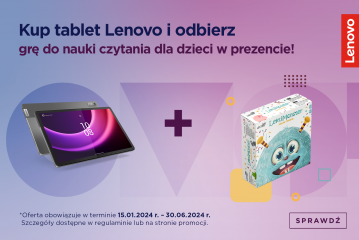 Promocja Lenovo Tab + gra edukacyjna - aktualbnosc