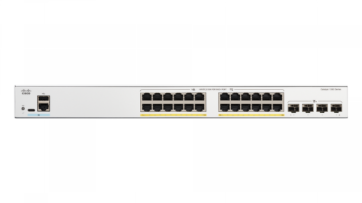 Switch Cisco C1300-24FP-4X 24-port GE PoE+ 370W 4x10Gb SFP+ 2