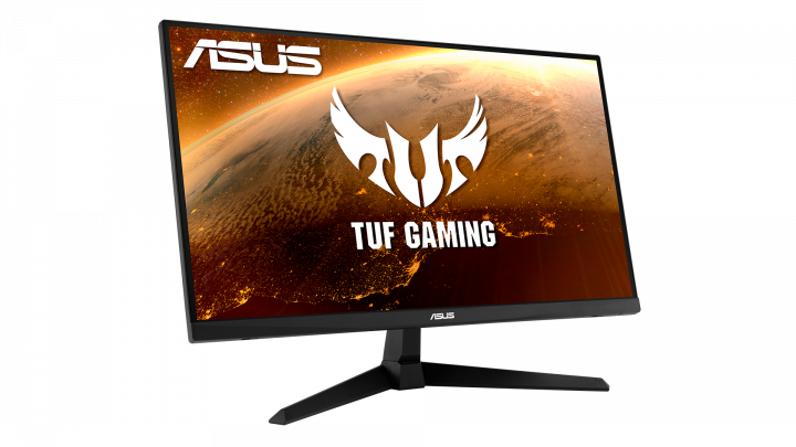 Monitor Asus TUF Gaming VG277Q1A - widok frontu lewej strony