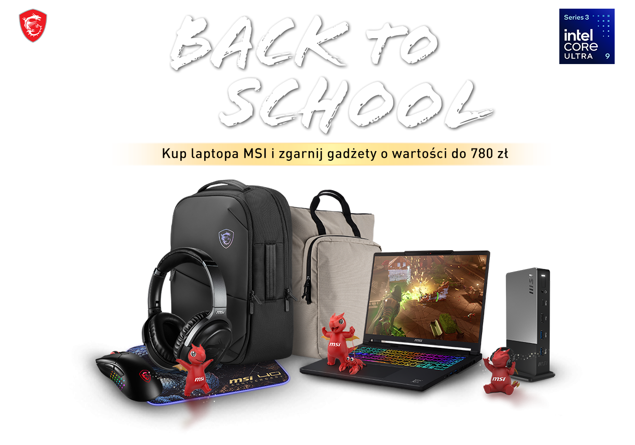BACK TO SCHOOL - Kup laptopa MSI i zgarnij gadżety o wartości do 780 zł - header warstwa do listingu