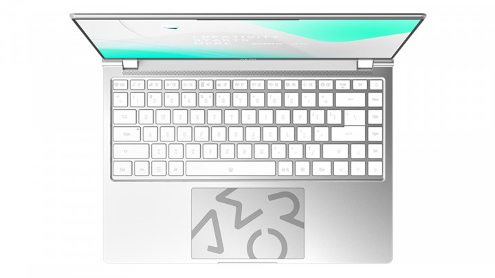 Laptop Gigabyte AERO 14 OLED 2023 Twilight Silver 2