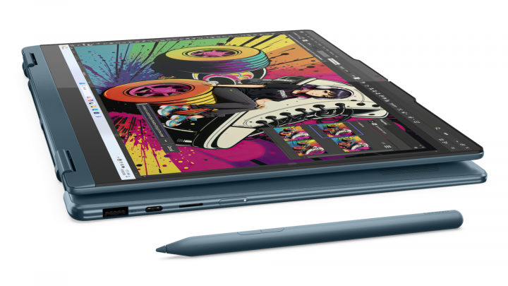 Laptop 2w1 Lenovo Yoga 7 14AKP10 W11H Tidal Teal + Etui i rysik w zestawie 3