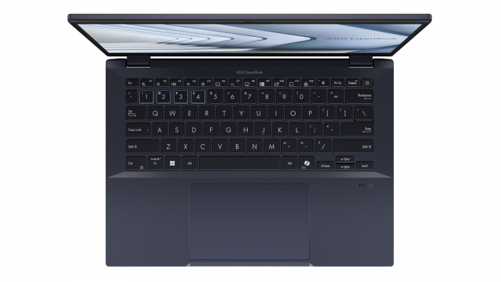 ExpertBook ExpertBook B5 B5404CMA czarny widok z góry