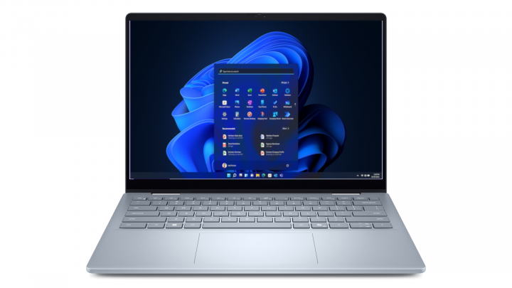 Laptop 2w1 Dell Pro 14 Plus W11Pro copilot+PC jasnoniebieski front