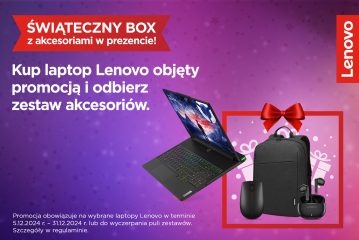 Świąteczny box - Kup laptop Lenovo objęty promocją i odbierz zestaw akcesoriów. 3