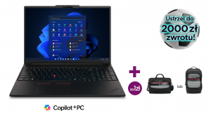 Mobilna stacja robocza Lenovo ThinkPad P16s Gen 5 21XE0017PB Ultra 9 386H 16" 2.8K 64GB 1000SSD RTX PRO 2000 W11Pro