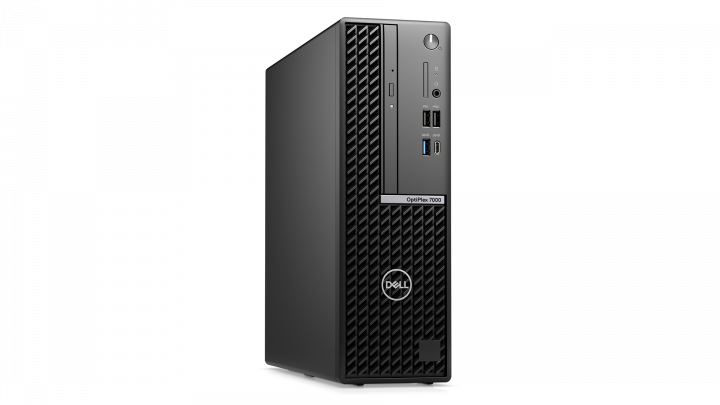 Komputer Dell Optiplex 7000 SFF - widok frontu lewej strony
