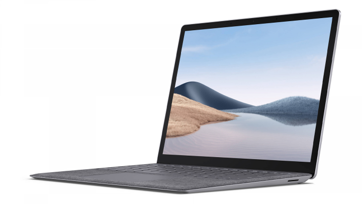Microsoft Surface Laptop 4 13,5 platynowy - widok frontu prawej strony