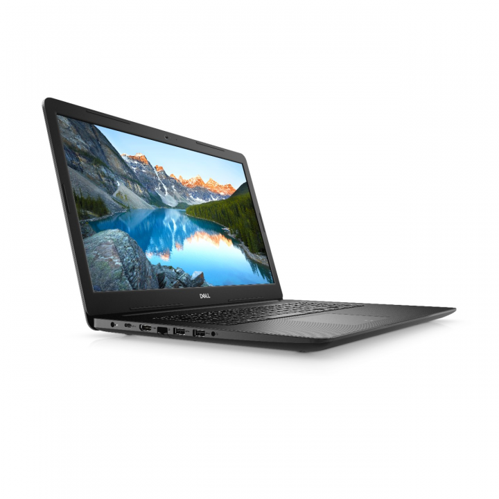 Laptop Dell Inspiron 17 3793 ODD czarny - widok frontu lewej strony