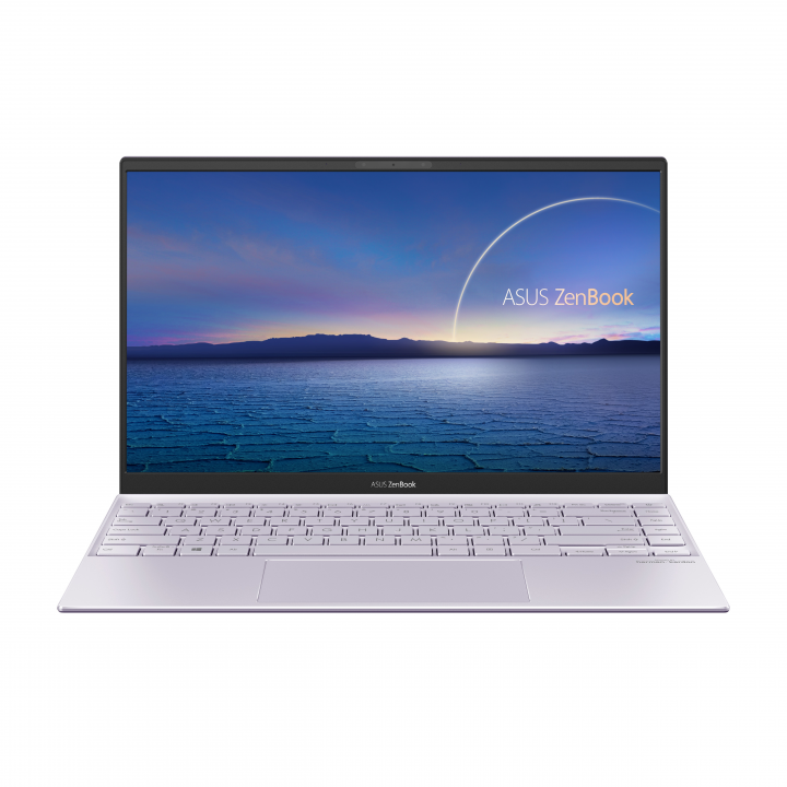 Laptop Asus Zenbook BX425 Lilac Mist - widok frontu