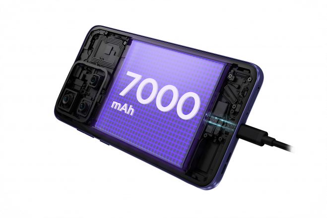 Smartfon Motorola edge 70 Fusion 5200 mAh fioletowy 7