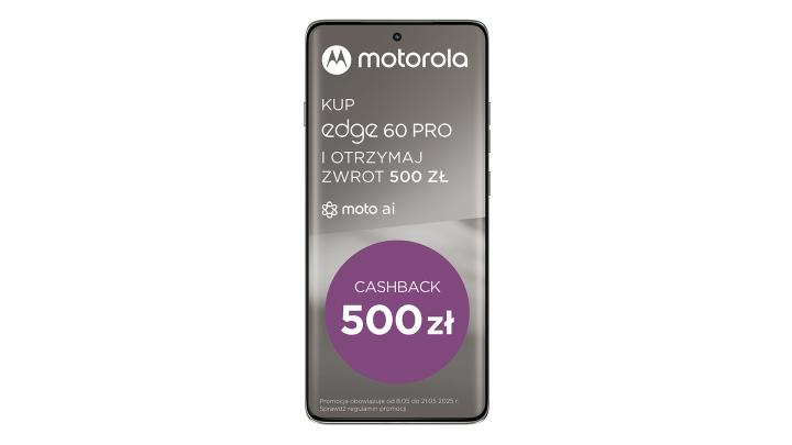 Smartfon Motorola edge 60 Pro szarozielony Cashback 2