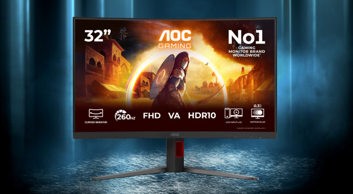 Monitor AOC C32G4Z front