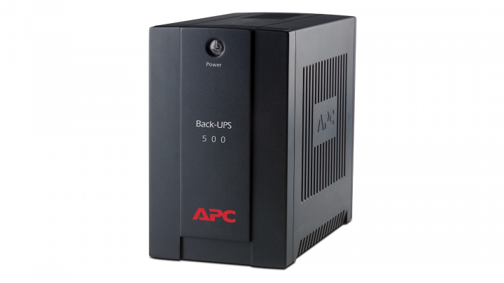 UPS APC BX500CI 500VA - widok frontu prawej strony