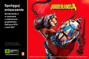 Promocja spotęguj zniszczenie borderlands 4 z kartami NVIDIA serii 50 - Banner aktualności