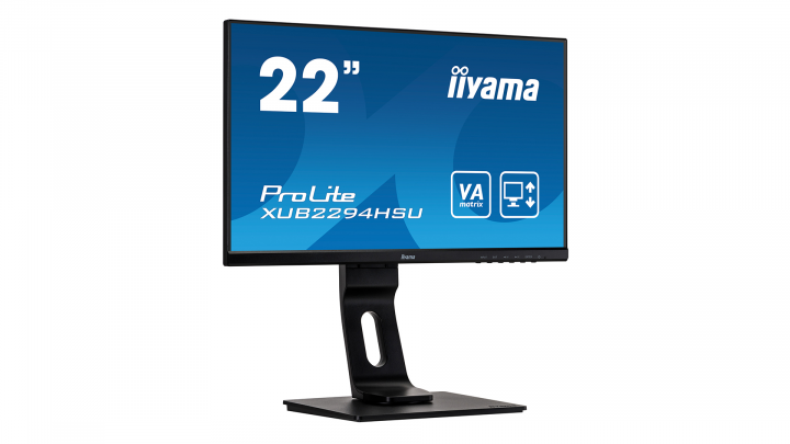 Monitor IIYAMA ProLite XUB2294HSU-B1 - widok frontu lewej strony