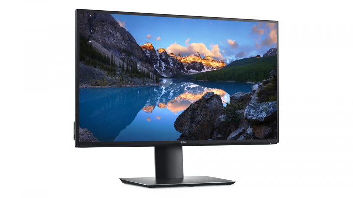 Monitor Dell U2520D czarny - widok frontu lewej strony