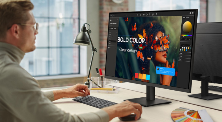 Monitor ViewFinity S7 32 4K UHD S70H LS32H704EAUXEN lifestyle