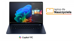 Laptop dla Nauczyciela HP EliteBook Ultra G1i B9ZW8ET Ultra 5 228V 14" 2.8K OLED 120Hz 32GB 512SSD W11Pro