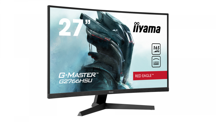 Monitor IIYAMA G-Master G2766HSU-B1 - widok frontu lewej strony