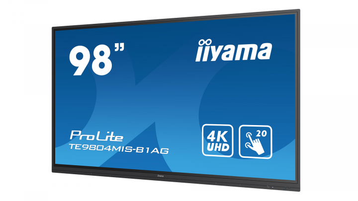 Monitor IIYAMA ProLite TE9804MIS-B1AG Touch - widok frontu prawej strony