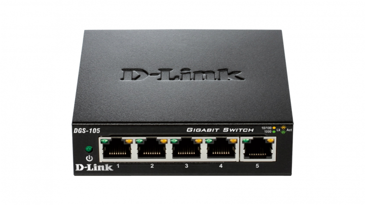 Switch D-Link - DGS-105 - widok frontu