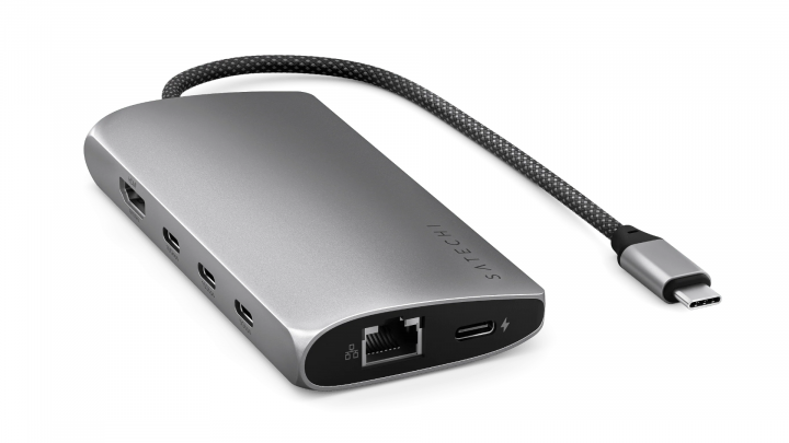 Adapter Satechi USB-C Multiport Adapter 8K gwiezdna szarość- ST-P8KEM 2