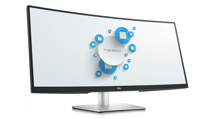 Monitor Dell Curved P3421W czarny-przód prawa strona2