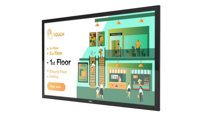 Monitor wielkoformatowy Sharp NEC MultiSync M431 PCAP 43 UHD 500cdm2 247 - 60005076