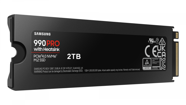 Dysk SSD Samsung 990 PRO Heatsink 2000GB MZ-V9P2T0CW M.2 PCIe