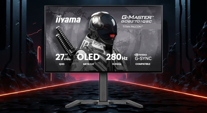 monitor iiyama GOB2701QSC-B1 front