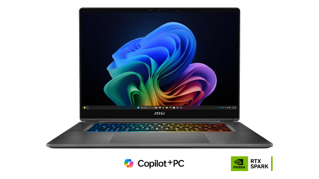 Laptop MSI Prestige N16 Flip AI+ C1XMT-025PLY NVIDIA RTX Spark N1X 675 Touch 16