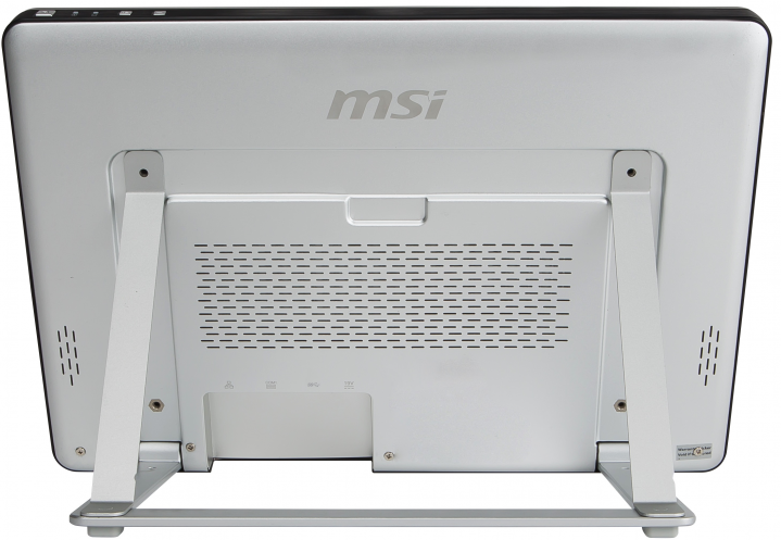 Komputer AiO MSI PRO 16 Flex 8GL czarny - widok tyłu