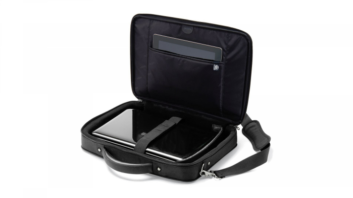 Torba do laptopa DICOTA Multi Compact 156 D30143 czarna - otwarta