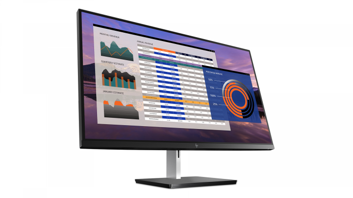 Monitor HP S270n 2PD37AA EliteDisplay - widok frontu lewej strony2