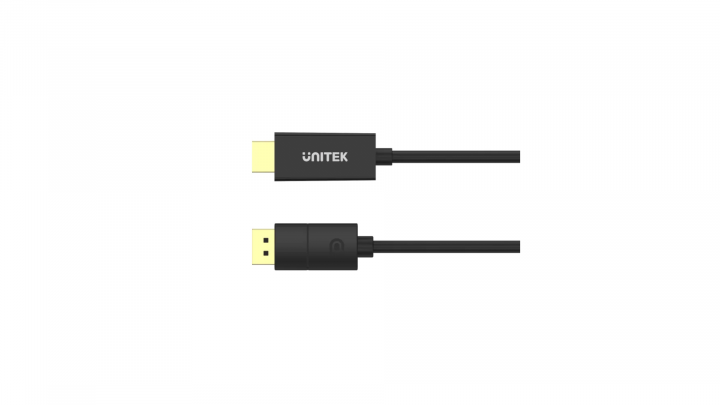 Kabel UNITEK HDMI DP 1.2 na HDMI 1,8m V1608A