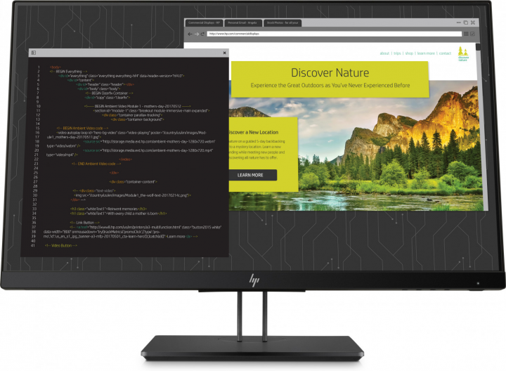 Monitor HP Z24nf G2 1JS07A4 Z Display - widok frontu