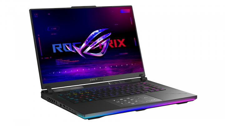 ROG Strix SCAR 16 G634JY Off Black - widok frontu lewej strony