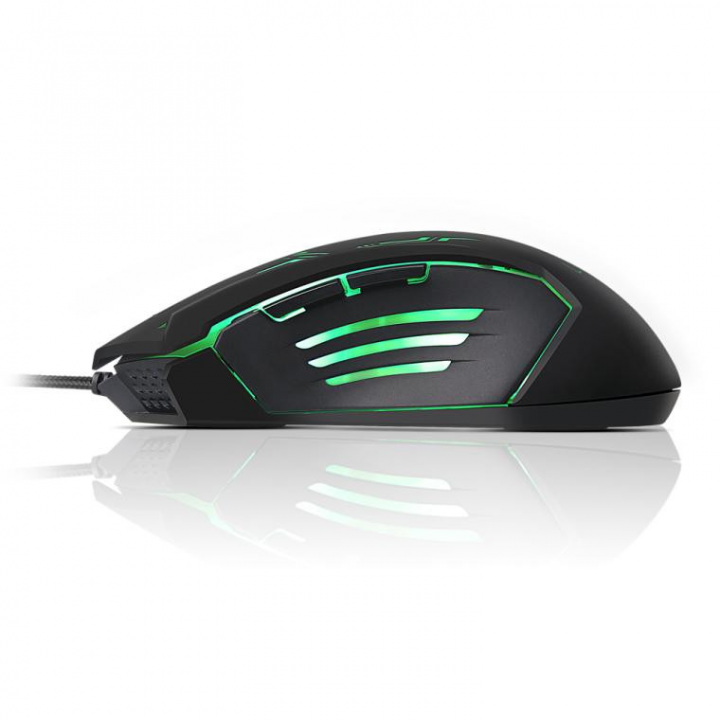 Mysz przewodowa Lenovo Legion M200 RGB Gaming GX30P93886 - widok lewej strony