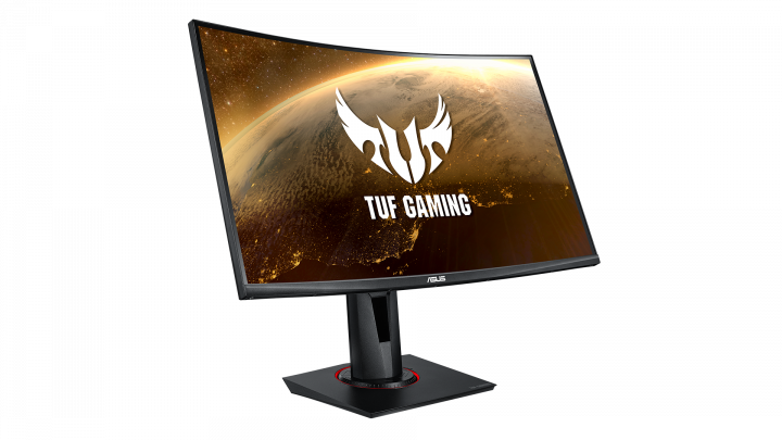 Monitor Asus TUF Gaming VG27WQ - widok frontu lewej strony