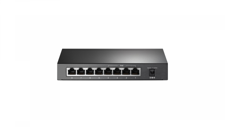 Switch TP-Link TL-SF1008LP - widok z tylu
