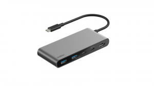 Hub Belkin 7w1 szary - AVC023hqSGY