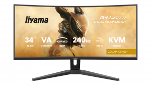 Monitor iiyama G-Master Curved GCB3486WQSCP-B1 34" VA UWQHD 240Hz 0,4ms USB-C Dock 95W