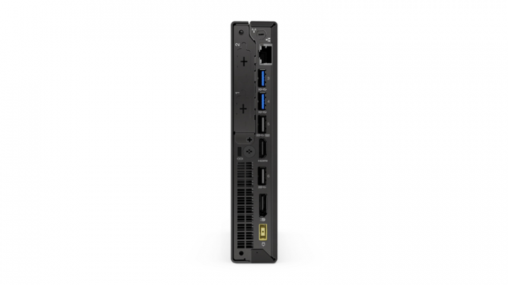 Komputer Lenovo ThinkCentre M720q Tiny - widok tyłu