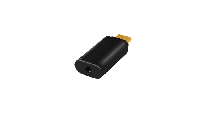 Adapter LogiLink USB-C - TRRS miniJack UA0356 - widok frontu v2