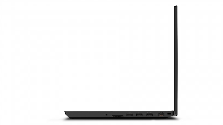 Mobilna stacja robocza Lenovo ThinkPad P15v czarny widok prawej strony