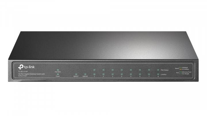 Switch TP-Link TL-SG1210P - widok frontu